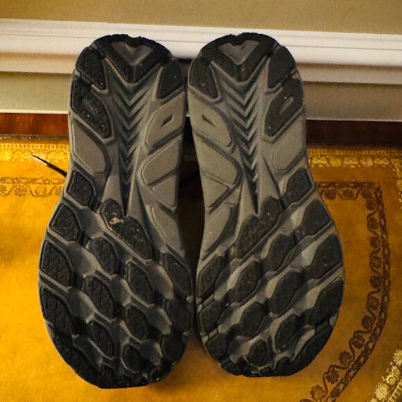 Hoka One One Clifton 8 Womens Sneakers Anthracite Copper Dark Grey Size 8.8B - Picture 7 of 11